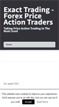 Mobile Screenshot of exacttrading.com